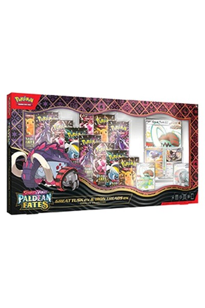 Pokemon Colecția Premium Great Tusk ex și Iron Treads ex