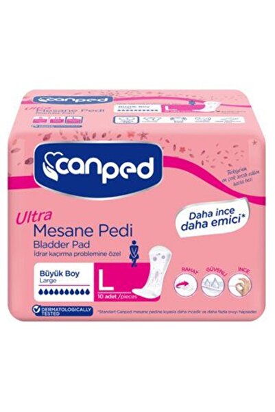 Canped 6 قطع من فوط المسالك البولية فائقة الامتصاص، حجم كبير، عبوة من 10 قطع