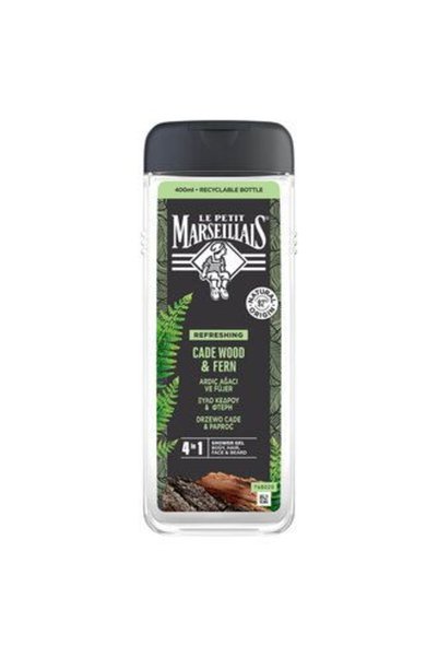 Le Petit Marseillais 2 Pieces Men Juniper Tree and Fugeer Shower Gel 400 ml