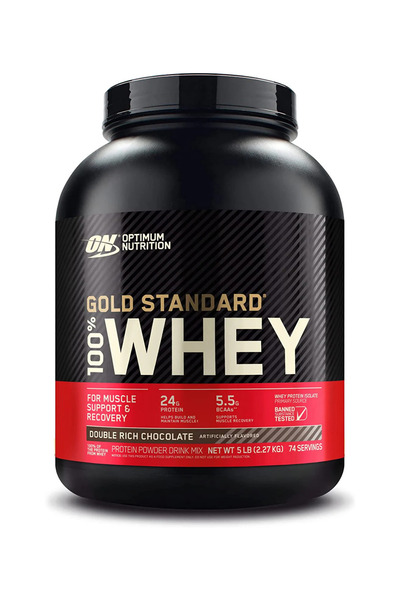ON واي بروتين جولد ستاندرد اوبتيمم نيوترشن شوكولاتة مضاعفة 5 باوند - Gold Sta...