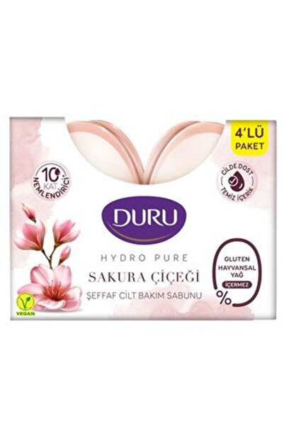 Duru 5 Pieces Hydropure Sakura Care Soap 4 X 135 g