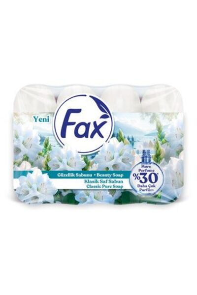 Fax 1 قطعة صابون نقي أبيض 4x70 جرام
