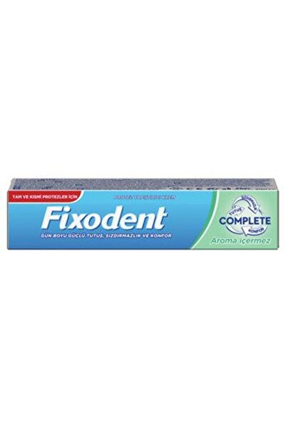 Fixodent 6 Pieces Complete Dental Prosthesis Adhesive Cream 47g