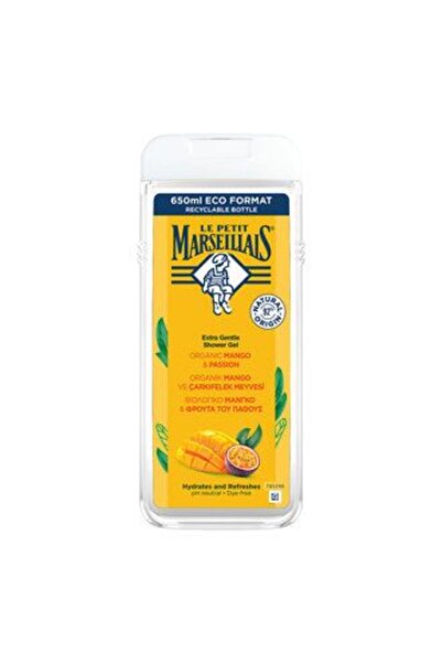 Le Petit Marseillais 2 Pieces Organic Mango & Passion Fruit Shower Gel 650 ml