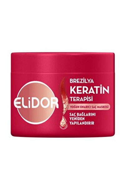 Elidor 5 Pieces Brazilian Keratin Therapy Mask 220 ml