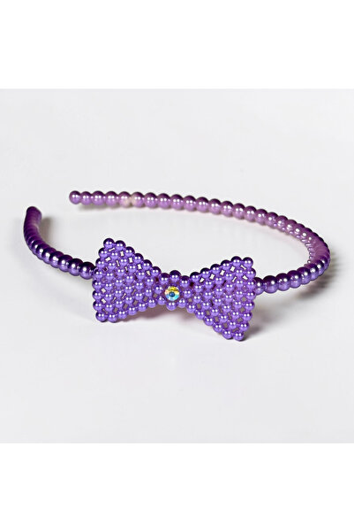 Zey-Al Coroană de păr F detaliu cu fundă cu mărgele brodate – Accesoriu de pă...