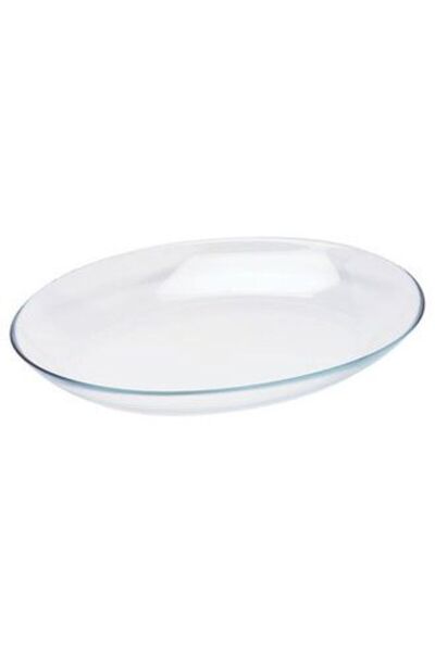 Paşabahçe 3 أطباق دعوة بيضاوية كبيرة مقاس 33 سم