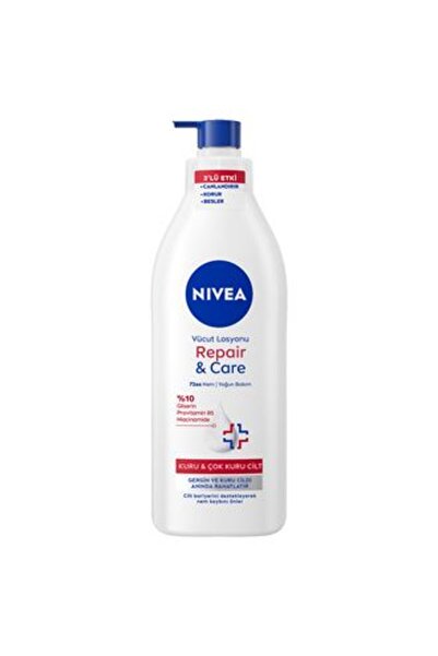NIVEA 6 Pieces Repair & Care Dry Skin Intensive Moisturizing Body Care Cream ...