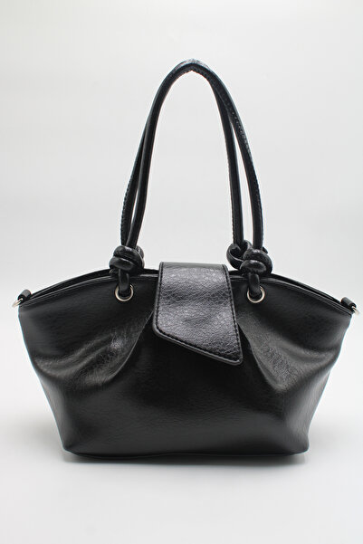 LASSO Piele lacuită pentru femei, cu cu încrețituri fermoare și închidere mag...