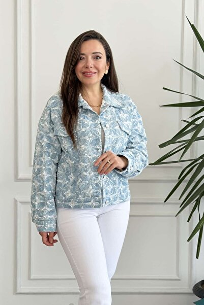 yb yağmur butik Jachetă cu paiete în formă de stea