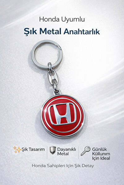 Baghes Μπρελόκ αυτοκινήτου Honda Μεταλλικό μπρελόκ αυτοκινήτου 9,5 x 4 εκ. Κο...