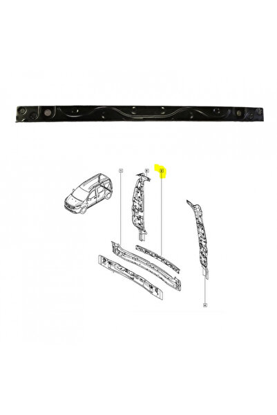 Renault Panou Spate Dokker 850422928R