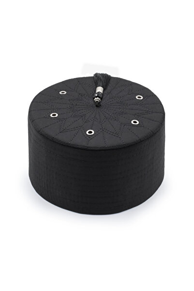 SARIKHANE YÜKSEK TEKNOLOJİ MAKİNE SARIMI Imam Kalıp Sarık Takkesi - Black -P ...