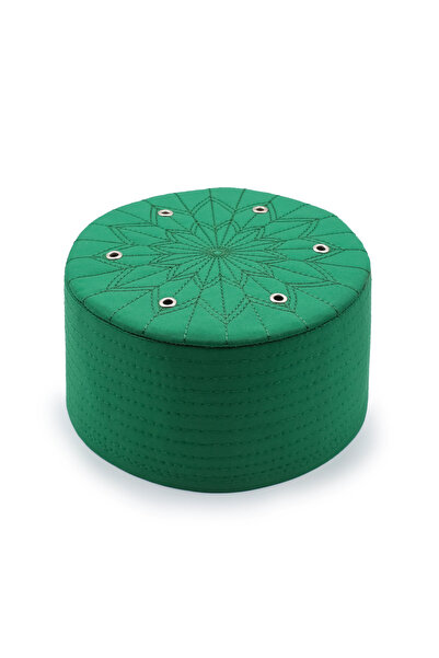 Sarıkhane Talebe Kalıp Sarık Takkesi - Green - Felt