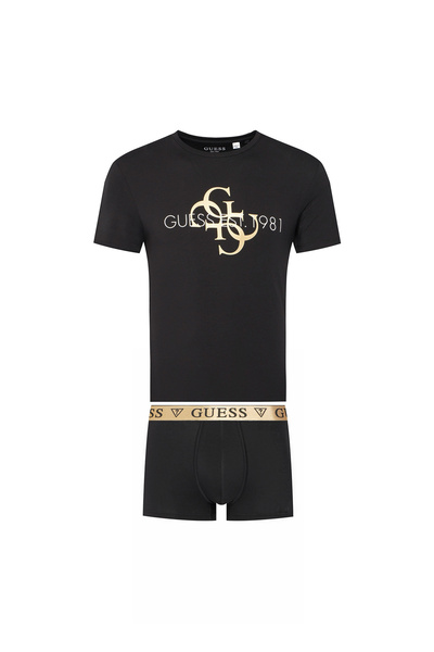 Guess Siyah Erkek Çamaşır Takımı U5BG94K6YW1-JBLK
