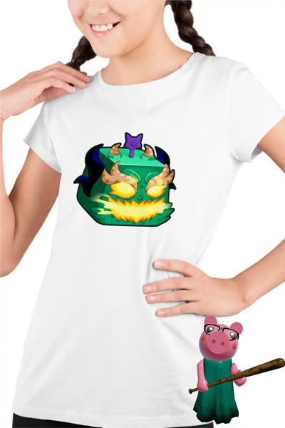 OEM Tricou Copii Fete Blox Fruits Dragon Fruit Roblox Fructe