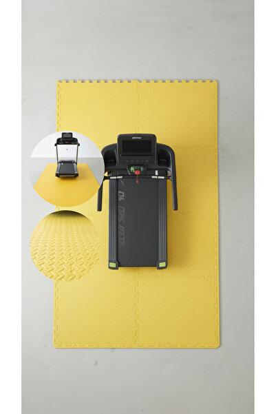 CARPAZAR 8 Parça 100x200 Kurlumlu Spor Fitness Kosu Bandı Matı Ses Yalıtımlı ...