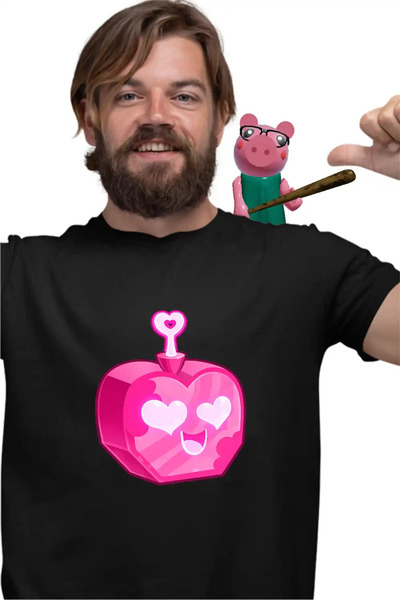 OEM Tricou Barbati Blox Fruits Love Fruit Roblox Fructe