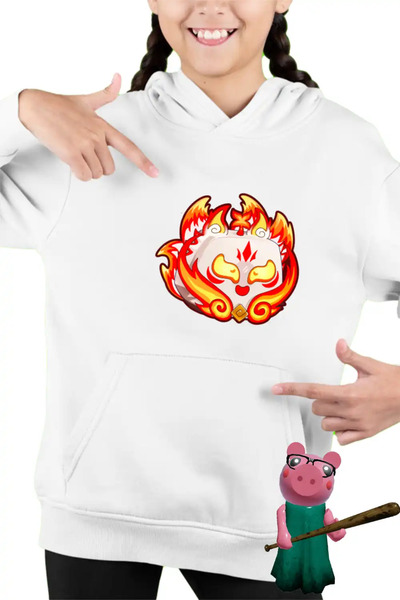 OEM Παιδικό Κορίτσι Blox Fruits Empyrean Fruit Roblox Fruit Φούτερ με Κουκούλα