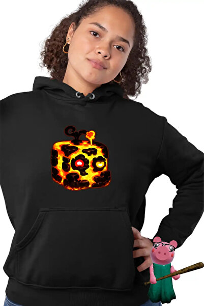 OEM Women's Hoodie Blox Fruits Magma Fruit Roblox Fruits