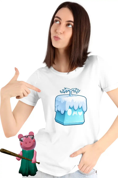 OEM Women's T-Shirt Blox Fruits Blizzard Fruit Roblox Fruits