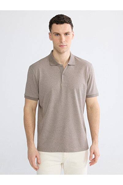 LC Waikiki Nevavm Polo Collar Pique Men's T-Shirt with Difference