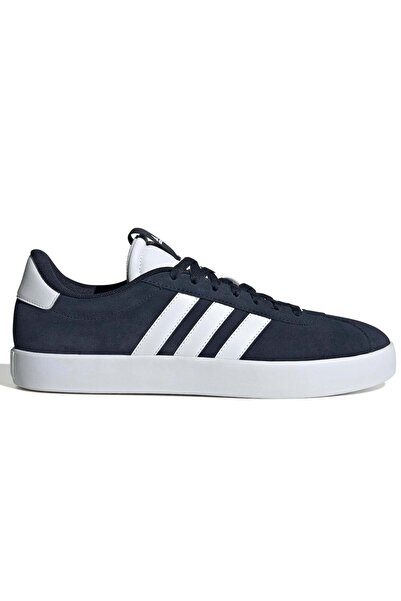 adidas Vl Court 3.0 Suede Unisex Sports Shoes Dark Blue