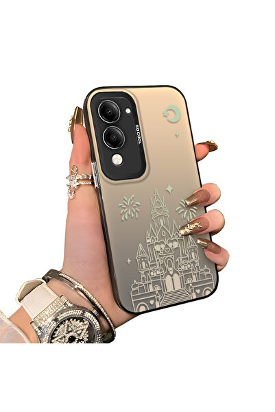 ucuc حافظة حماية للعدسات من السيليكون الصلب أكريليك درجة متوافقة مع Vivo Y19S GT