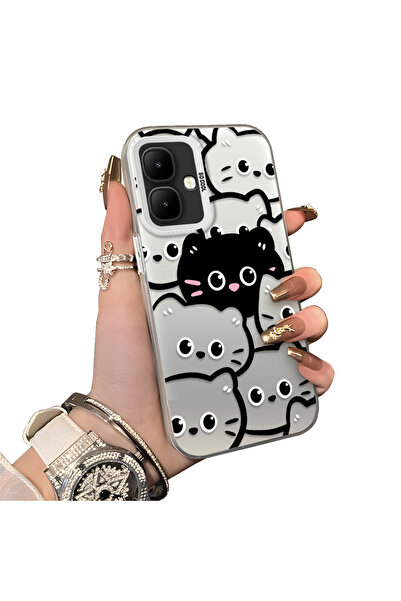 ucuc حافظة حماية للعدسات من السيليكون الصلب أكريليك متوافقة مع هاتف Infinix S...