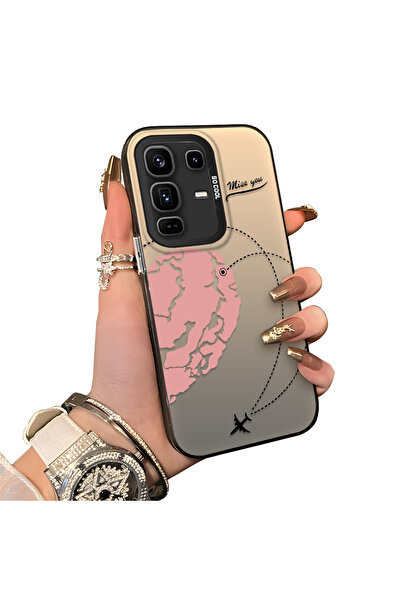 ucuc حافظة حماية للعدسات من السيليكون الصلب أكريليك درجة متوافقة مع هاتف Infi...