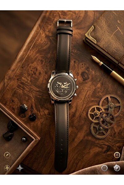 GENERAL ⌚✨Luxury Leather Classic Chronograph Watch