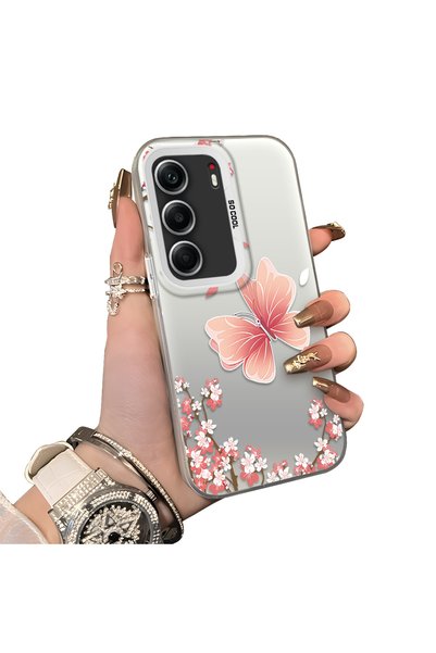 ucuc Tecno Camon 40 Pro 5g Compatible Hard Acrylic Back Silicone Edge Lens Pr...