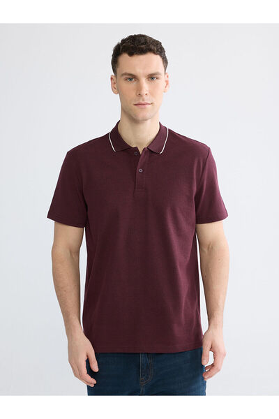 LC Waikiki Nevavm Polo Collar Pique Men's T-Shirt with Difference