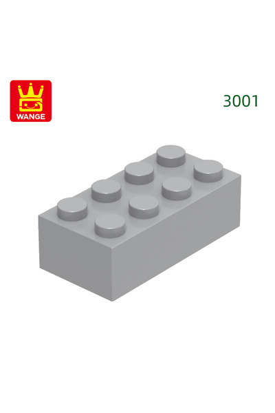 Choice62 about 40pcs 70.Light Bluish Gray Wange 40Pcs/Lot 3001 2x4 High 8-Hol...