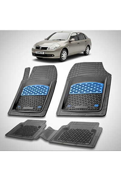 TEAMCAR Πατάκια δαπέδου συμβατά με Renault Symbol II Sedan 2008-2013 |   Μπλε