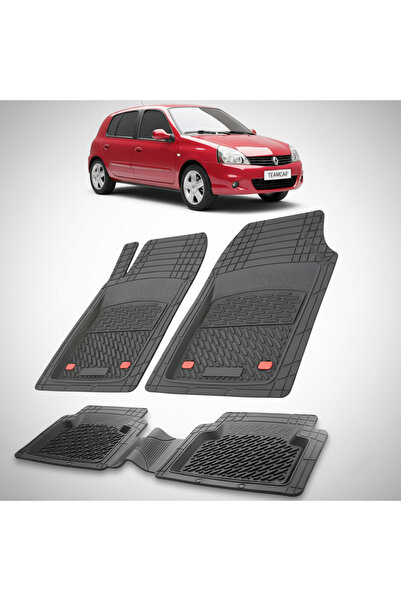 TEAMCAR Πατάκια δαπέδου συμβατά με Renault Clio II Campus Hatchback 2006-2012...