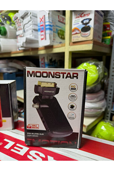 Moonstar DSR-650 Mini Sd Uydu Alıcı-360 Derece Dönen Başlık-Scart Girişli Alıcı