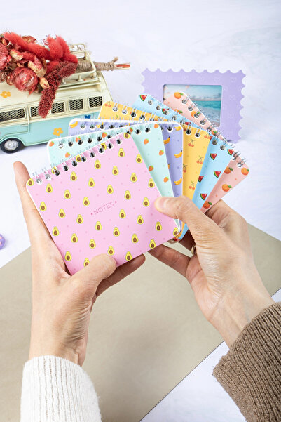 DİVAL Σημειωματάριο 10x10 εκ. με 6-σελίδες σπιράλ τετράδια με εξώφυλλο από χα...