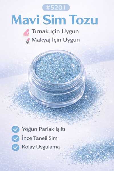 Pastelya Glitter Sim Göz Farı Yüz ve Vücut Parıltısı Glitter Sim Far 5201