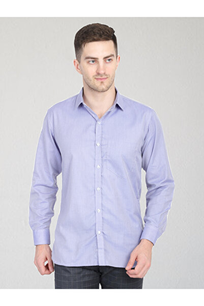 TAHVO By Styli Men Purple Spread Collar Casual Shirt