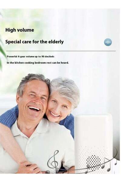 Arabest نظام جرس اتصال لاسلكي ثنائي مع جهاز استقبال محمول للمنزل والمدرسة ودا...