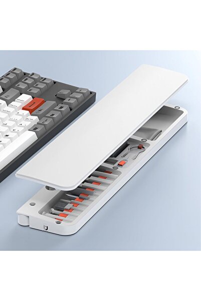 Arabest Keyboard Wrist Rest Pad with 22 in 1 Cleaning Kit Ergonomic Leather f...