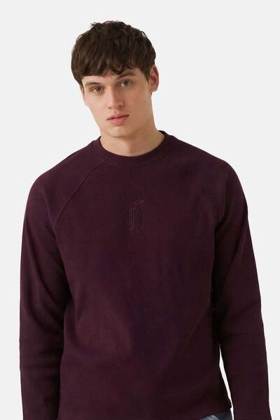 Reflect Studio Emperor Penguin F Corded Fabric Sweatshirt - Claret Red