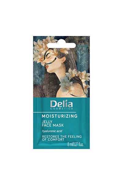 Delia Set of 12 x Hydrating Gel Face Mask, Delia, 8 ml