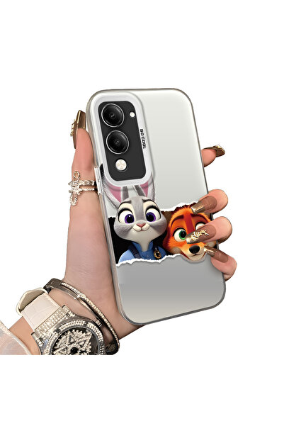 ucuc حافظة حماية للعدسات من السيليكون الصلب أكريليك درجة متوافقة مع Vivo Y19/...