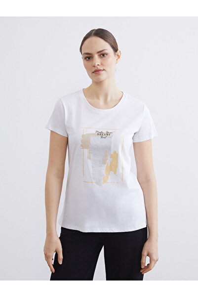 LC Waikiki Peak New Season Crew Neck Printed Women's T-Shirt