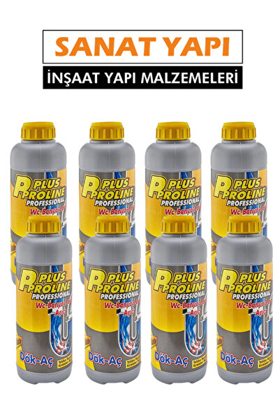 PLUS PROLİNE Dök Aç Lavabo Açıcı 2000 gr 8 Adet