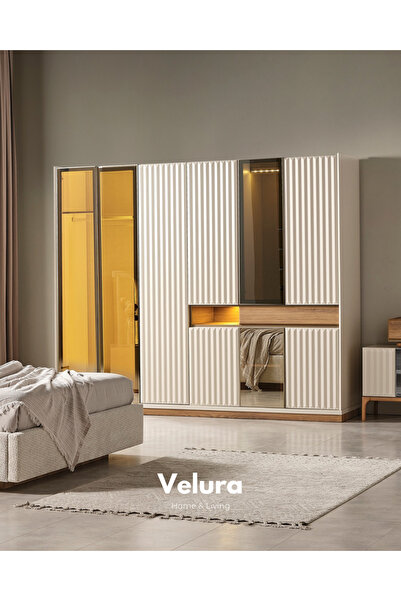Velura Home & Living Alfa 6 Kapaklı Gardırop