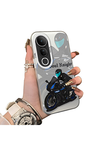 ucuc حافظة حماية للعدسات من السيليكون الصلب أكريليك درجة متوافقة مع Vivo V50 ...