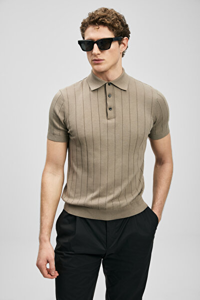 Lufian Bold Men's Cotton Pack Sweater Sand